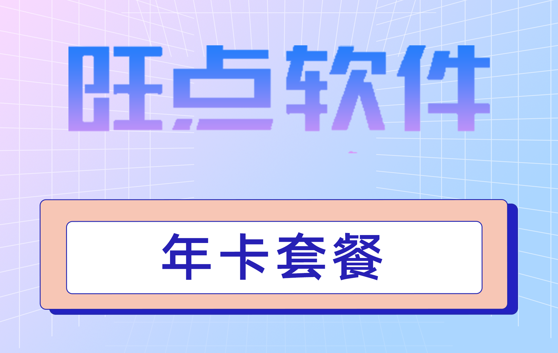 旺点软件-年卡套餐