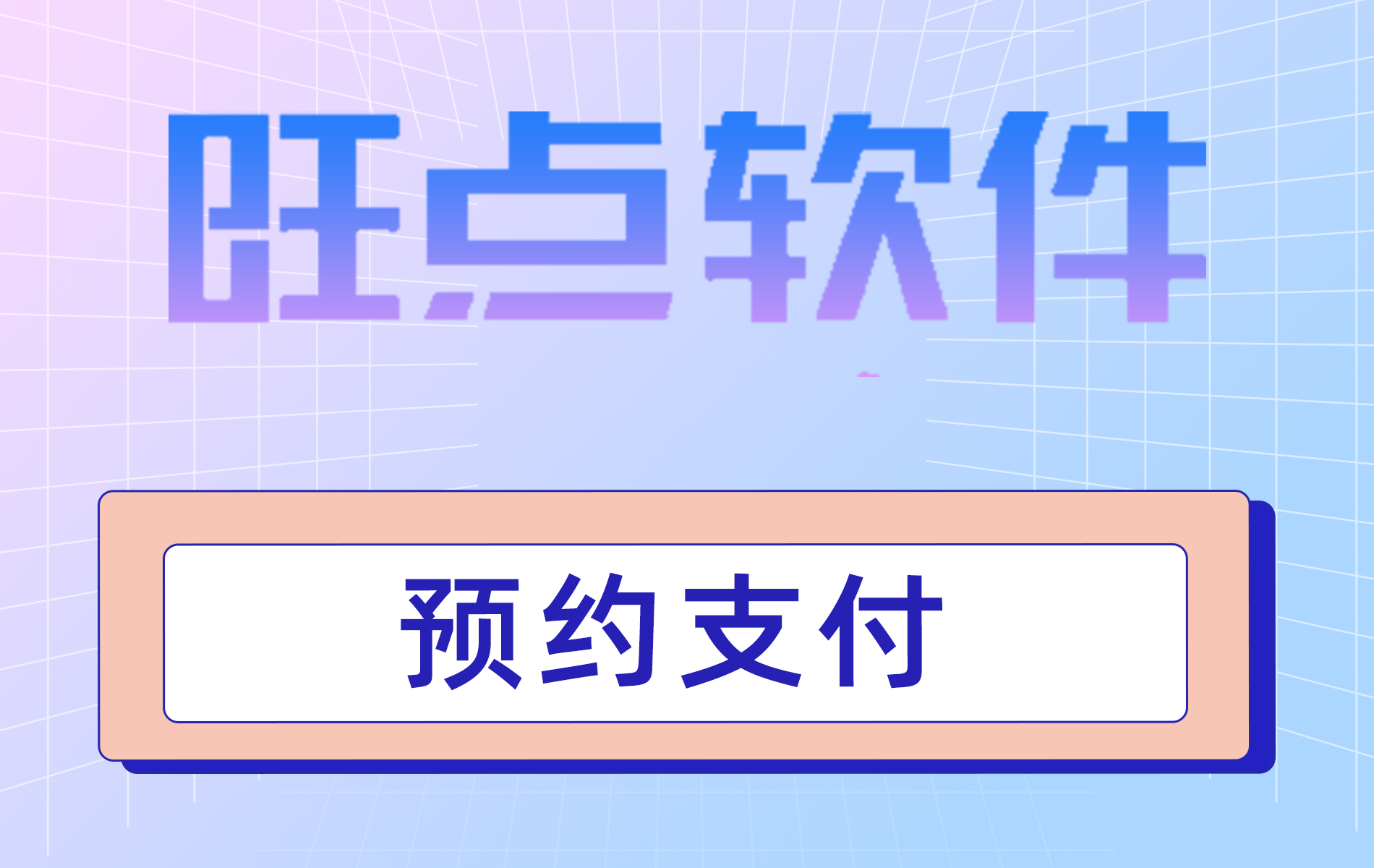 旺点软件 预约支付