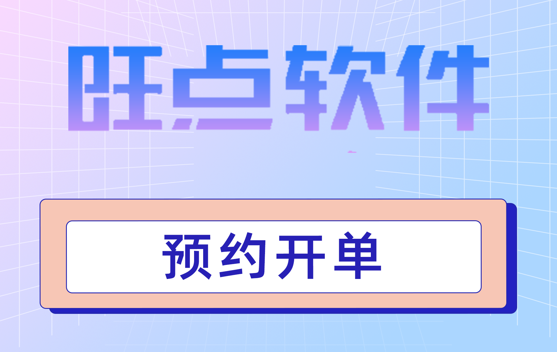 旺点软件 预约开单（视频）